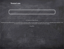 Tablet Screenshot of forecast.com